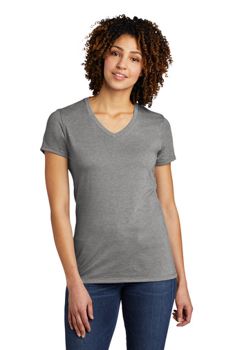 Allmade® Women’s Tri-Blend V-Neck Tee