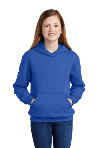 Port & Company® Youth Core Fleece Pullover Hooded Sweatshir - Image 2