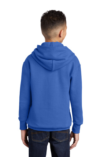 Port & Company® Youth Core Fleece Pullover Hooded Sweatshir - Image 3