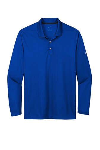 Men's Nike Dri-FIT Micro Pique 2.0 Long Sleeve Polo - Image 2
