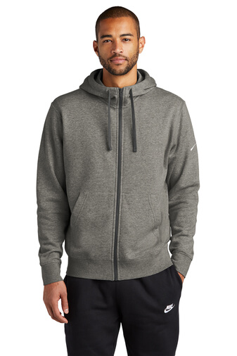 Men's Nike Club Fleece Sleeve Swoosh Full-Zip Hoodie