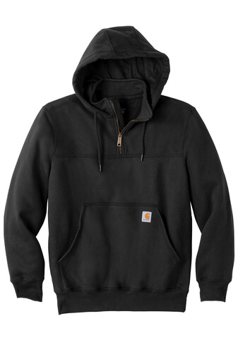 Men's Carhartt ® Rain Defender ® Paxton Heavyweight Hooded Zip Mock Sweatshirt - Image 3