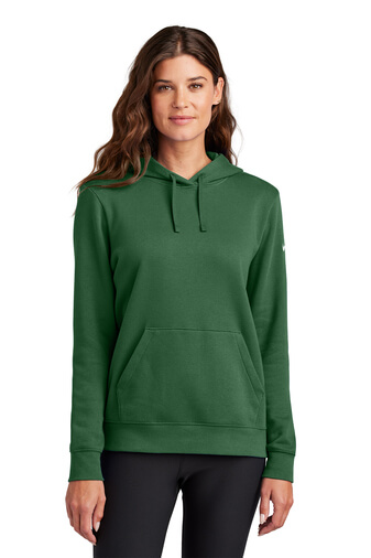 Women's Nike Club Fleece Sleeve Swoosh Pullover Hoodie