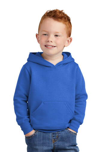 Port & Company® Toddler Core Fleece Pullover Hooded Sweatshirt