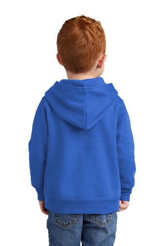 Port & Company® Toddler Core Fleece Pullover Hooded Sweatshirt - Image 2