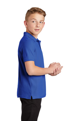 Port Authority® Youth Core Classic Pique Polo - Image 4
