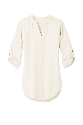 Women's Port Authority ® 3/4-Sleeve Tunic Blouse - Image 2