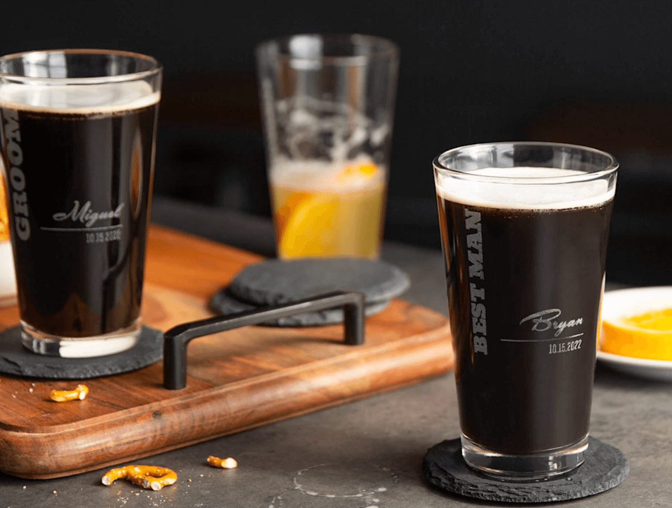 Etched Pint Glass - Image 2