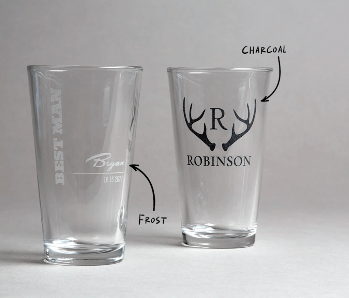 Etched Pint Glass - Image 3