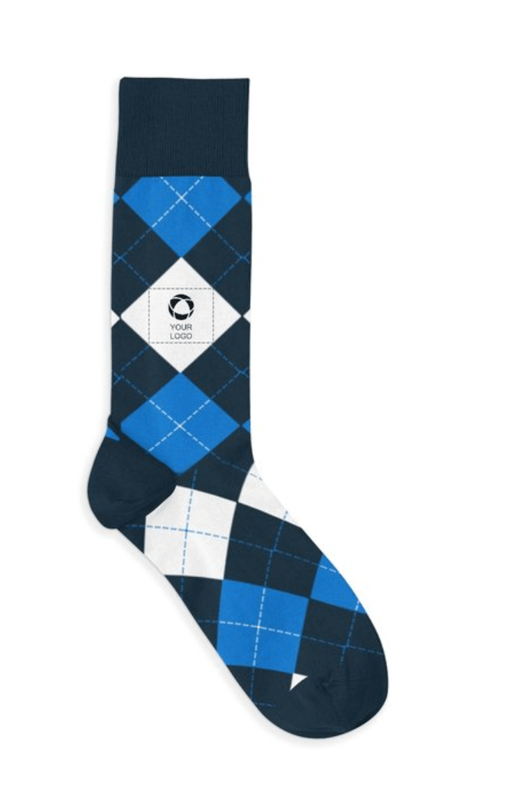 Custom Crew Knitted Argyle Socks - Image 3