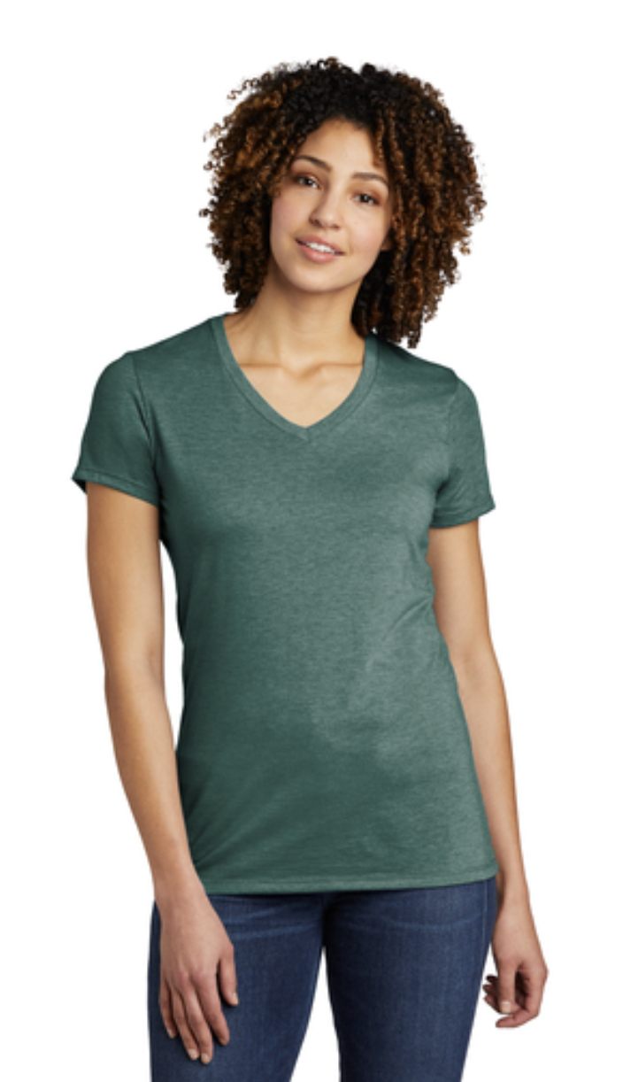Allmade® Women’s Tri-Blend V-Neck Tee - Image 6