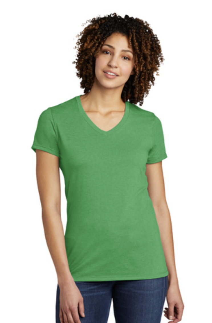 Allmade® Women’s Tri-Blend V-Neck Tee - Image 8