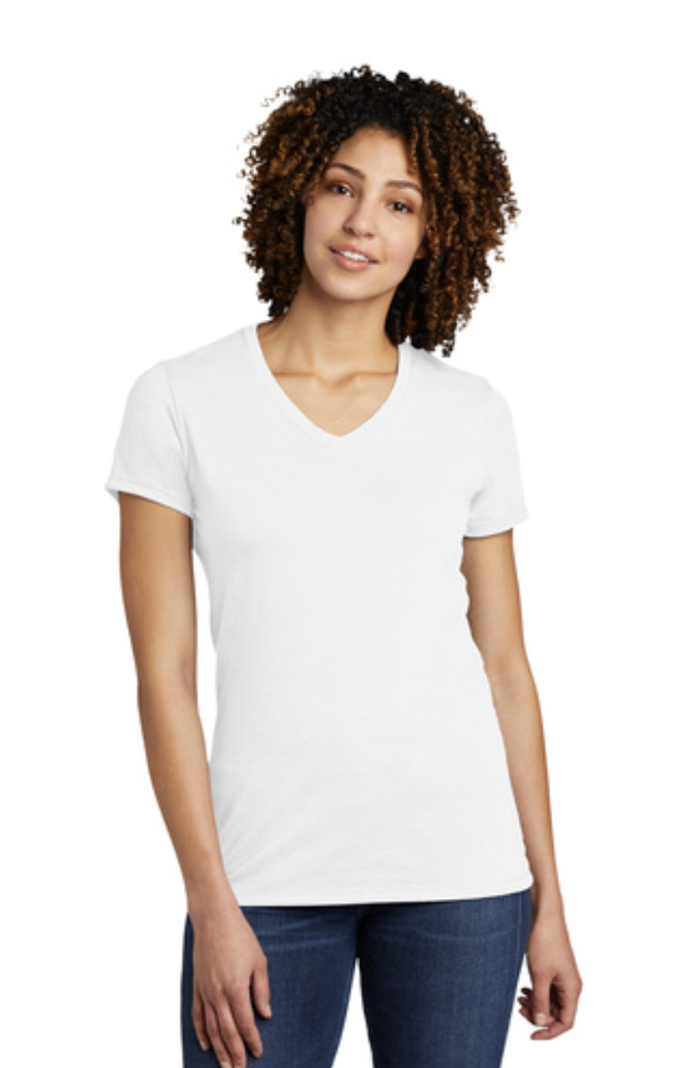 Allmade® Women’s Tri-Blend V-Neck Tee - Image 9