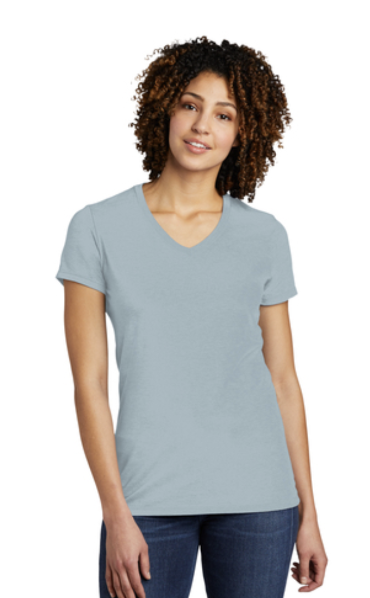 Allmade® Women’s Tri-Blend V-Neck Tee - Image 10