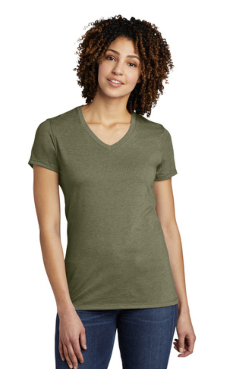 Allmade® Women’s Tri-Blend V-Neck Tee - Image 12