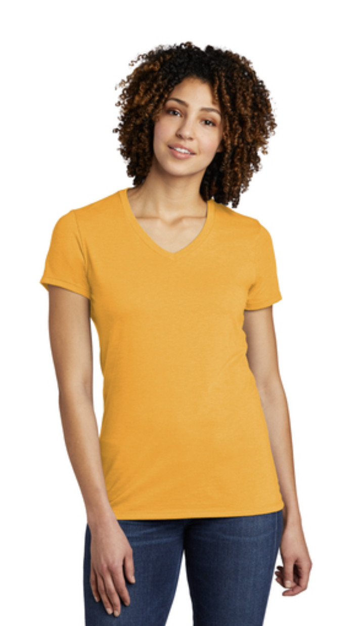 Allmade® Women’s Tri-Blend V-Neck Tee - Image 13
