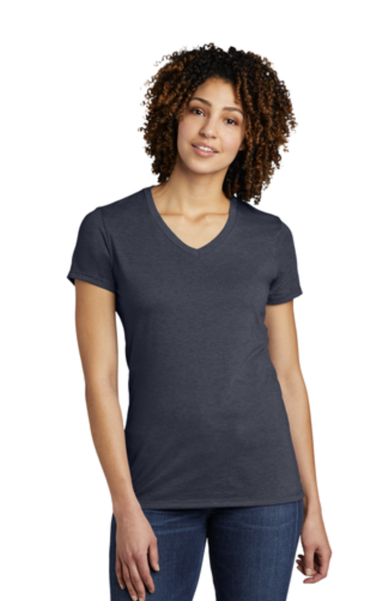 Allmade® Women’s Tri-Blend V-Neck Tee - Image 14