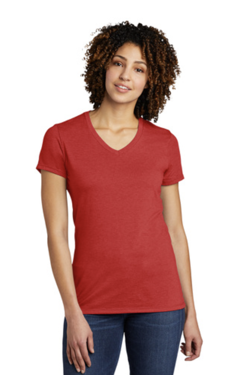 Allmade® Women’s Tri-Blend V-Neck Tee - Image 15