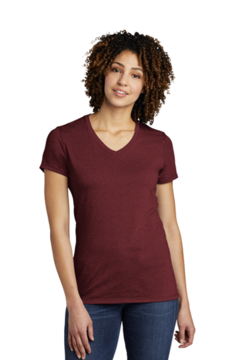 Allmade® Women’s Tri-Blend V-Neck Tee - Image 17