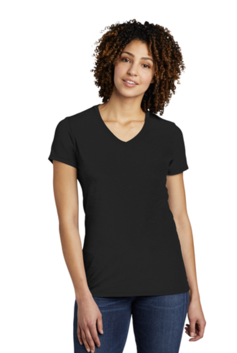 Allmade® Women’s Tri-Blend V-Neck Tee - Image 5
