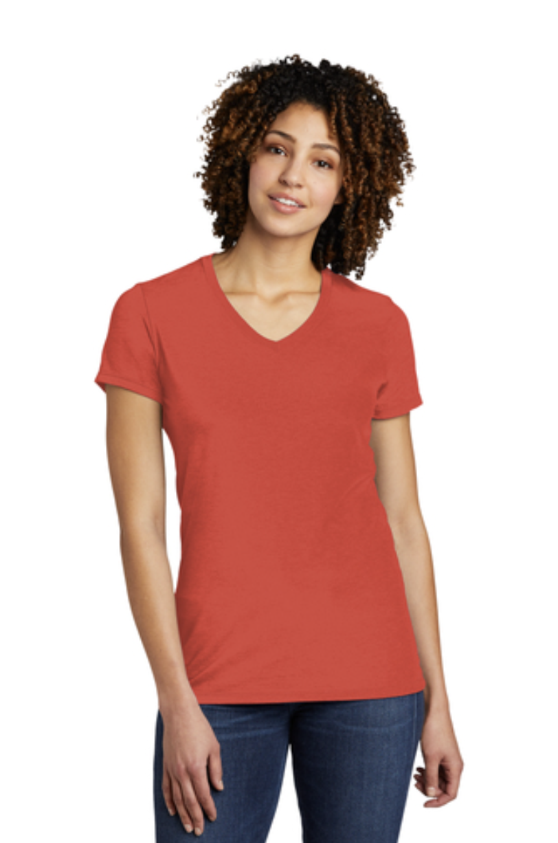 Allmade® Women’s Tri-Blend V-Neck Tee - Image 7