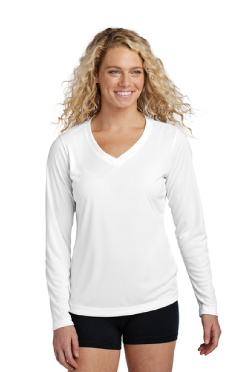 Sport-Tek® Women's Long Sleeve PosiCharge® Competitor™ V-Neck Tee - Image 19
