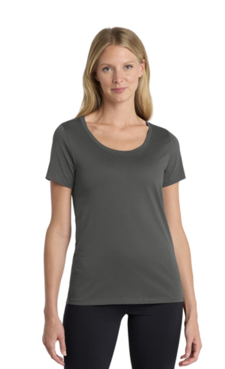 Nike Women's Dri-FIT Cotton/Poly Scoop Neck Tee