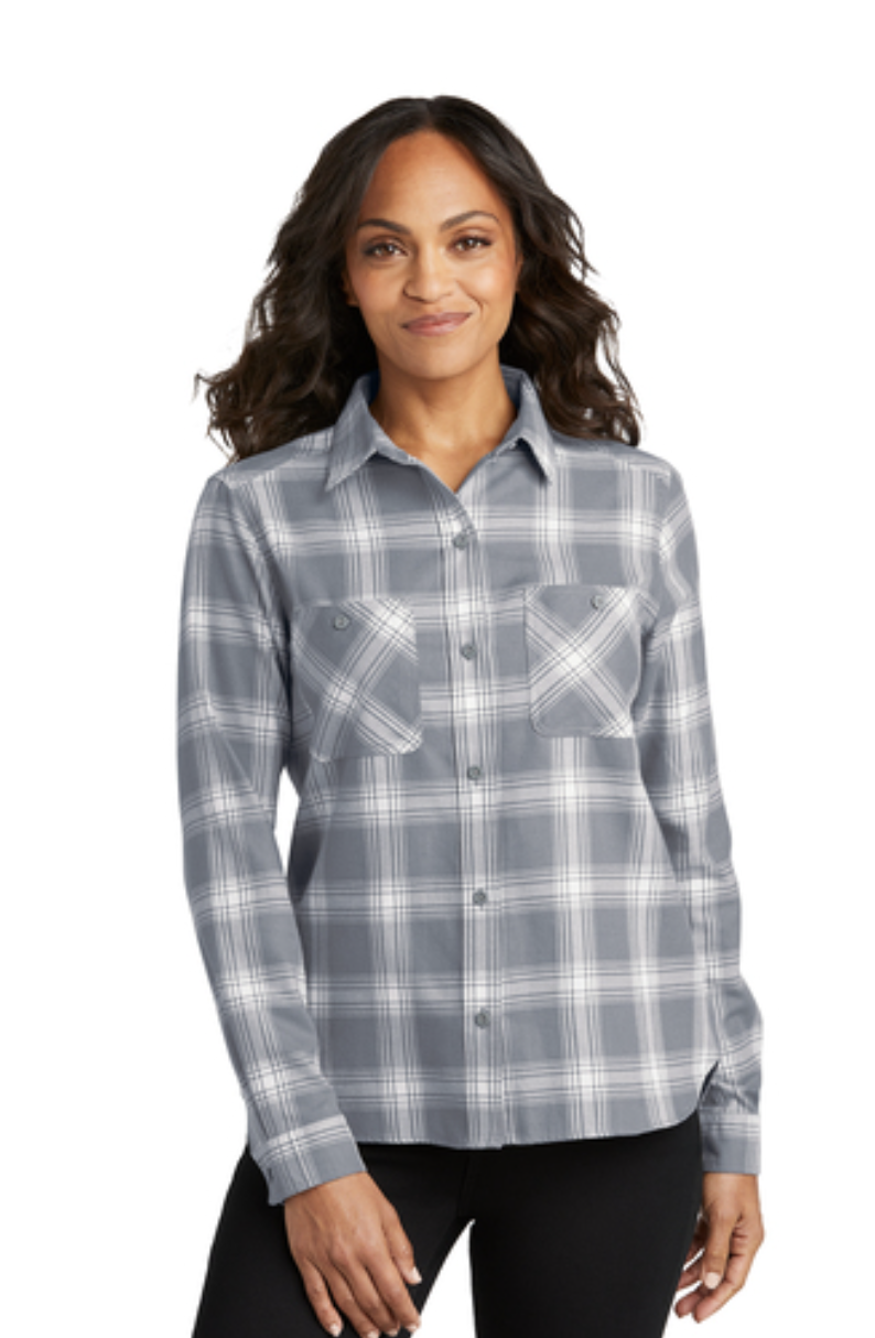 Port Authority® Women's Plaid Flannel Shirt - Image 4