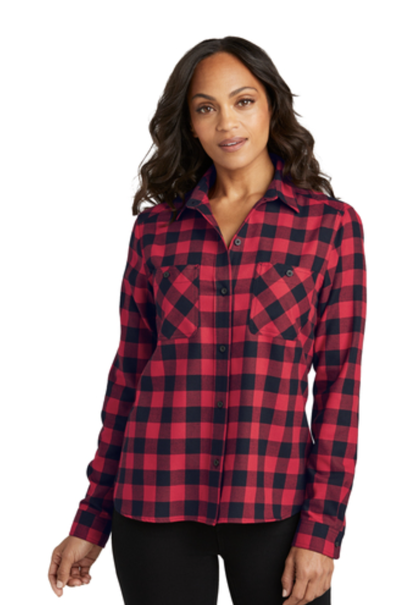 Port Authority® Women's Plaid Flannel Shirt - Image 5