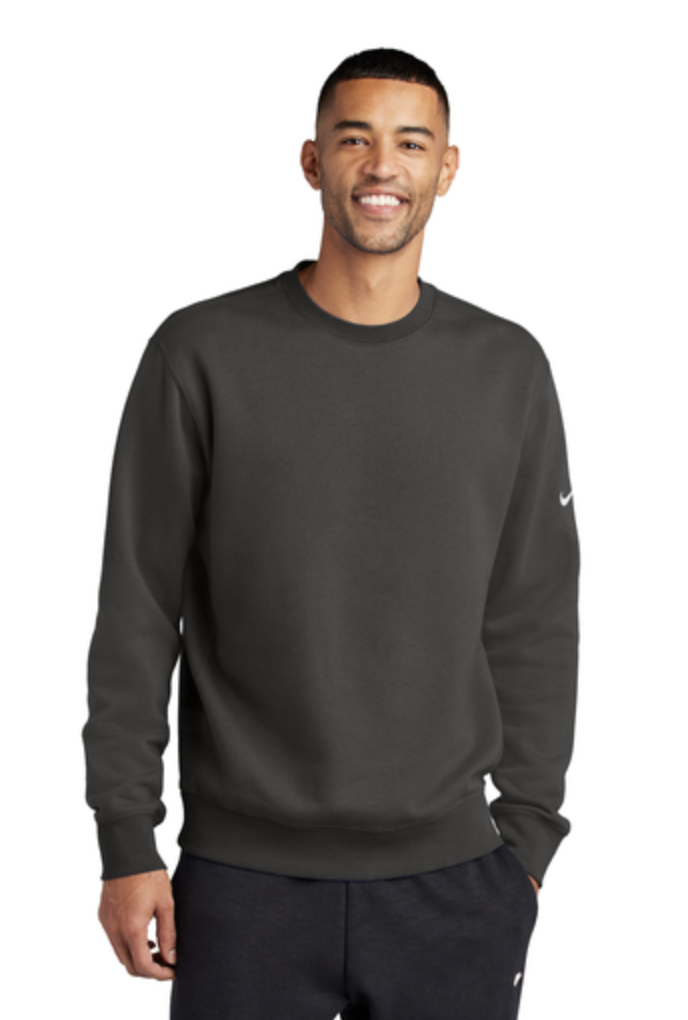 Nike Men's Club Fleece Sleeve Swoosh Crew