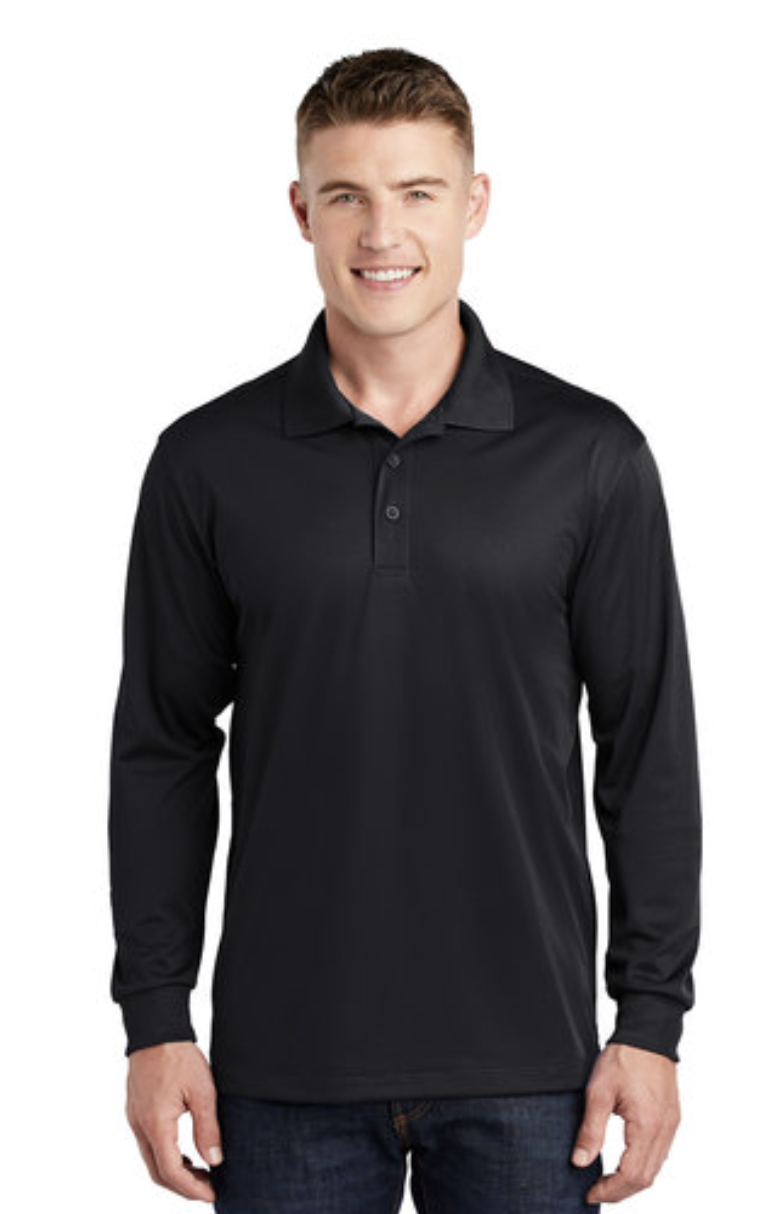 Sport-Tek® Men's Long Sleeve Micropique Sport-Wick® Polo