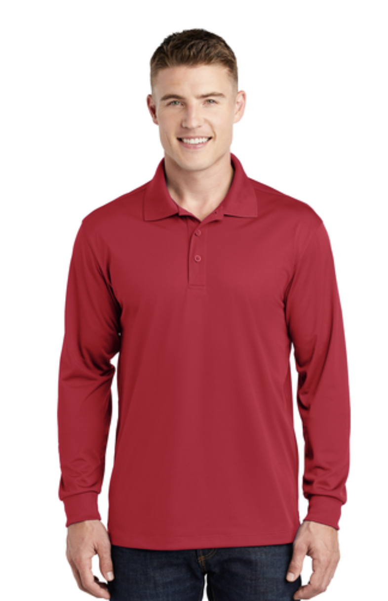Sport-Tek® Men's Long Sleeve Micropique Sport-Wick® Polo - Image 4
