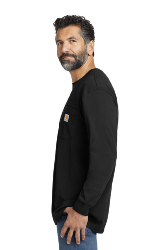 Carhartt ® Men's Workwear Pocket Long Sleeve T-Shirt - Image 3