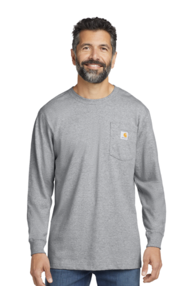 Carhartt ® Men's Workwear Pocket Long Sleeve T-Shirt - Image 7