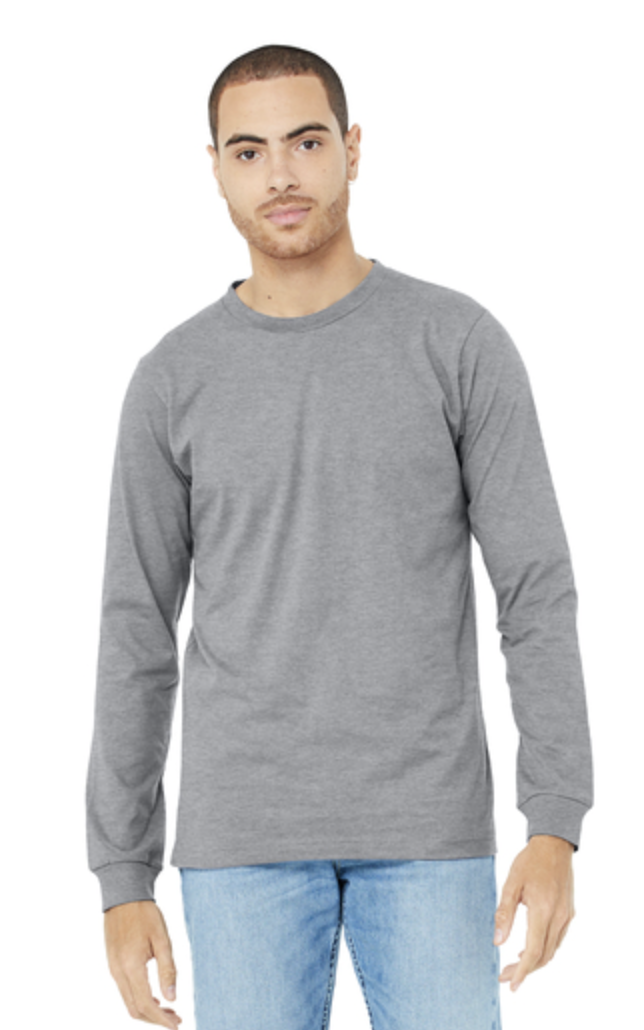 BELLA+CANVAS® Unisex Heather CVC Long Sleeve Tee