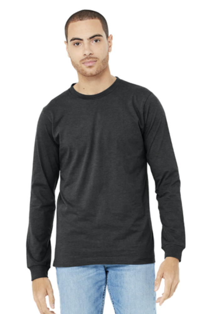 BELLA+CANVAS® Unisex Heather CVC Long Sleeve Tee - Image 4