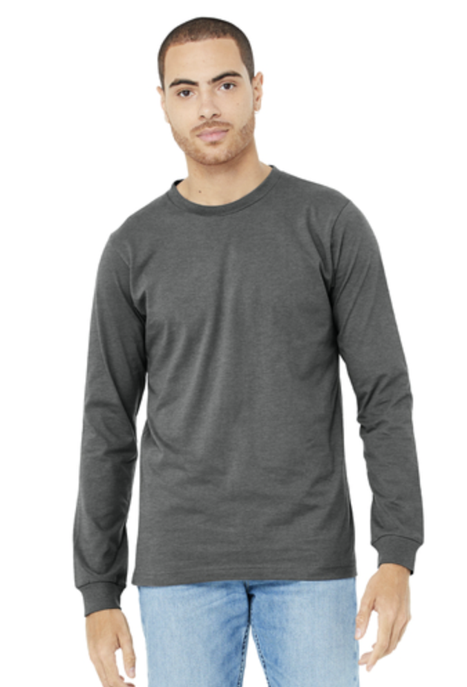 BELLA+CANVAS® Unisex Heather CVC Long Sleeve Tee - Image 5