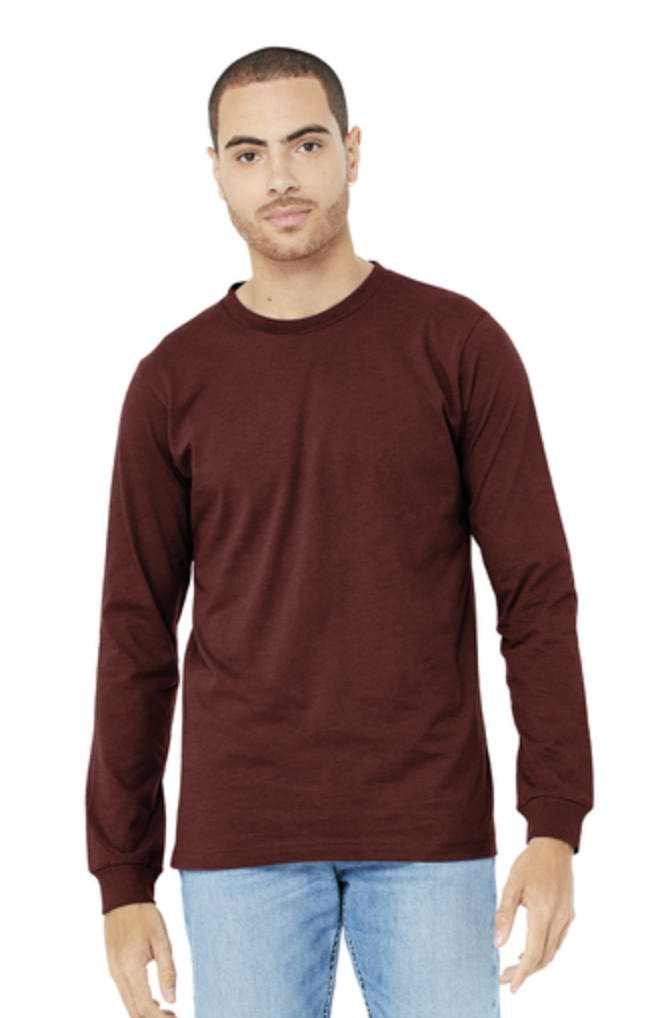 BELLA+CANVAS® Unisex Heather CVC Long Sleeve Tee - Image 6