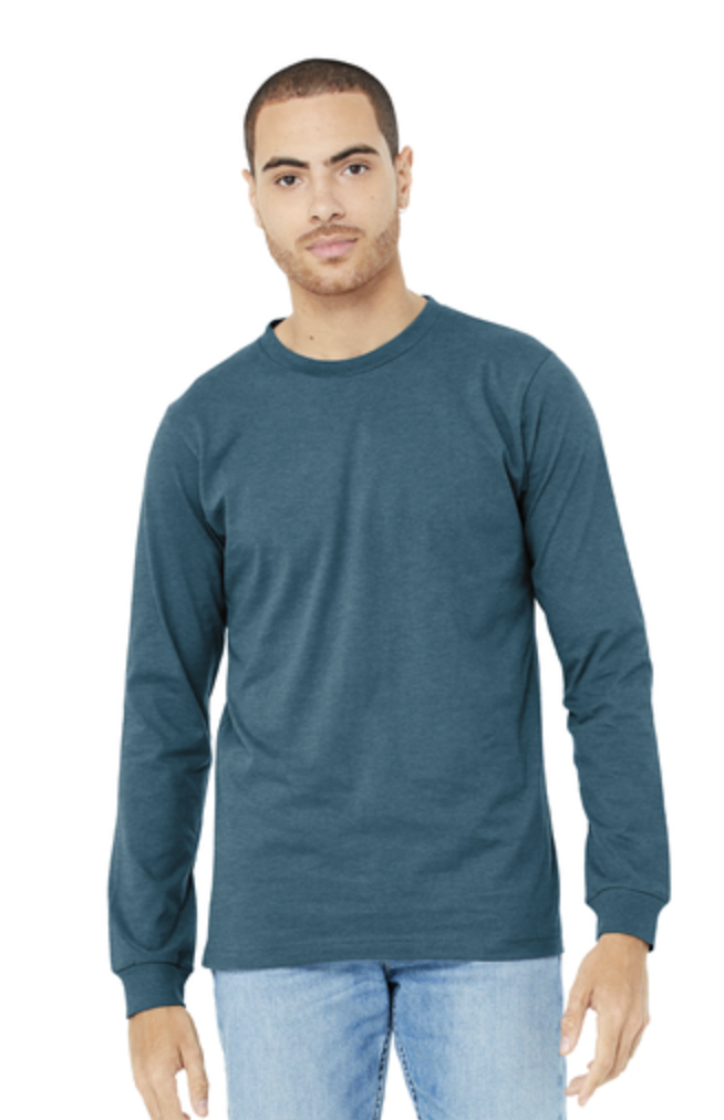 BELLA+CANVAS® Unisex Heather CVC Long Sleeve Tee - Image 7