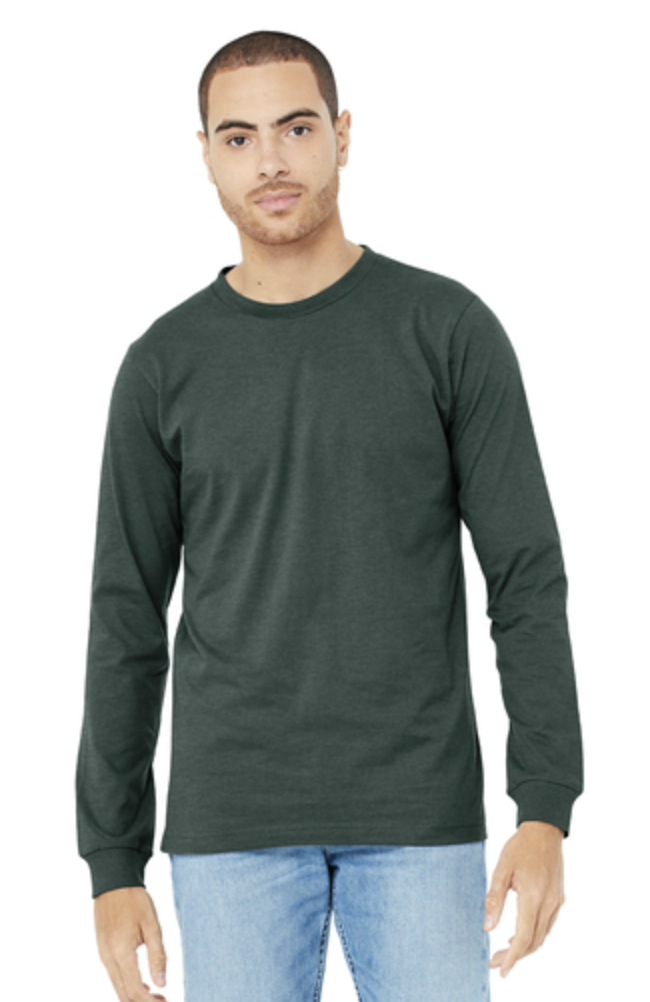 BELLA+CANVAS® Unisex Heather CVC Long Sleeve Tee - Image 8