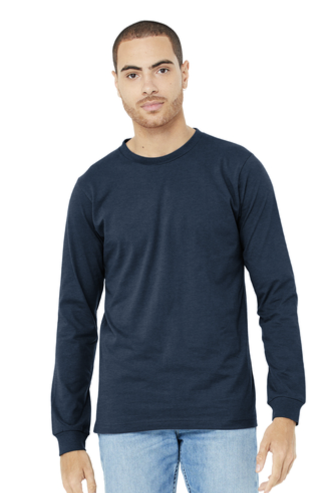 BELLA+CANVAS® Unisex Heather CVC Long Sleeve Tee - Image 10