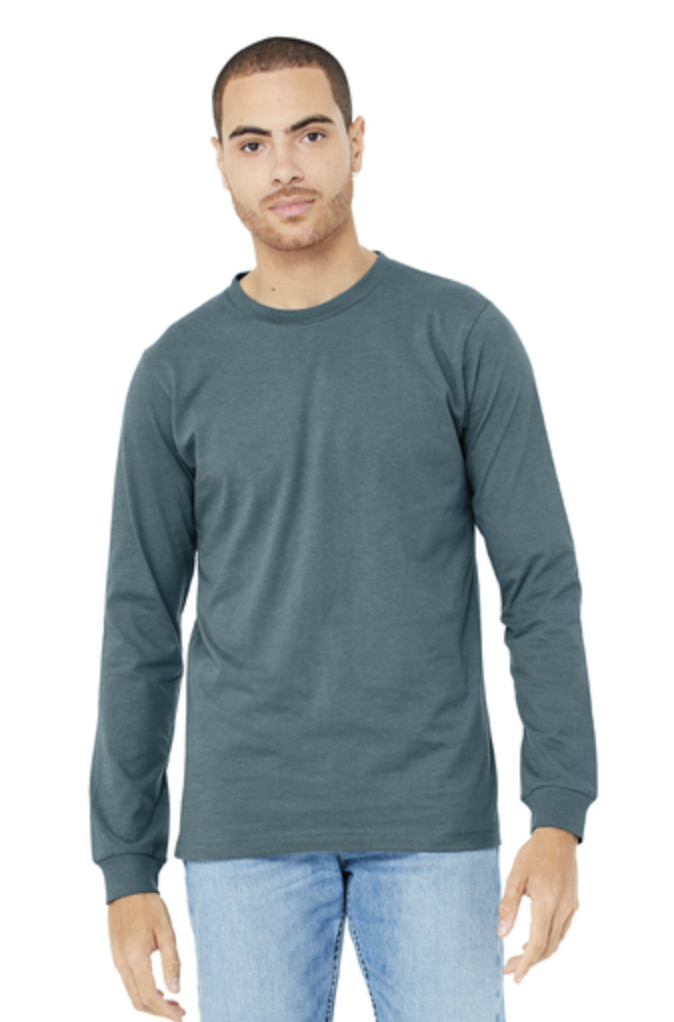 BELLA+CANVAS® Unisex Heather CVC Long Sleeve Tee - Image 11