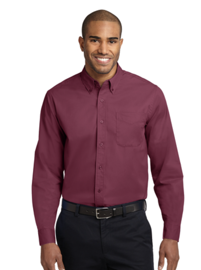 Port Authority® Men's Tall Long Sleeve Easy Care Shirt - Image 4