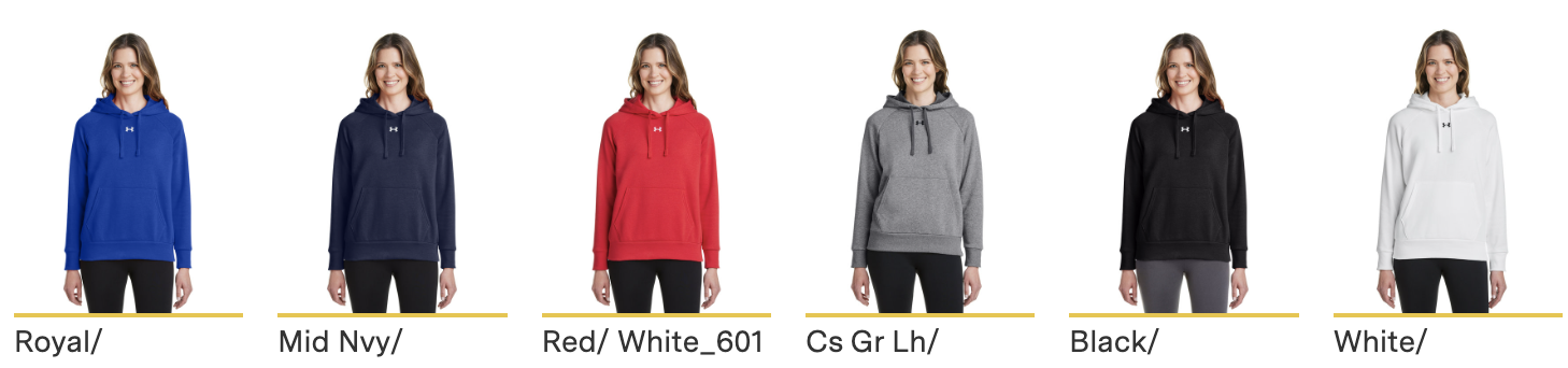 Under Armour Ladies' Rival Fleece Hooded Sweatshirt - Image 8