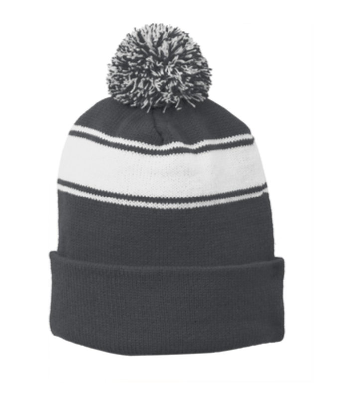 Sport-Tek® Stripe Pom Pom Beanie - Image 4