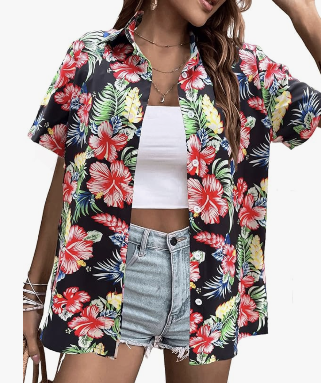 Women's Hawaiian T-shirt - Image 2