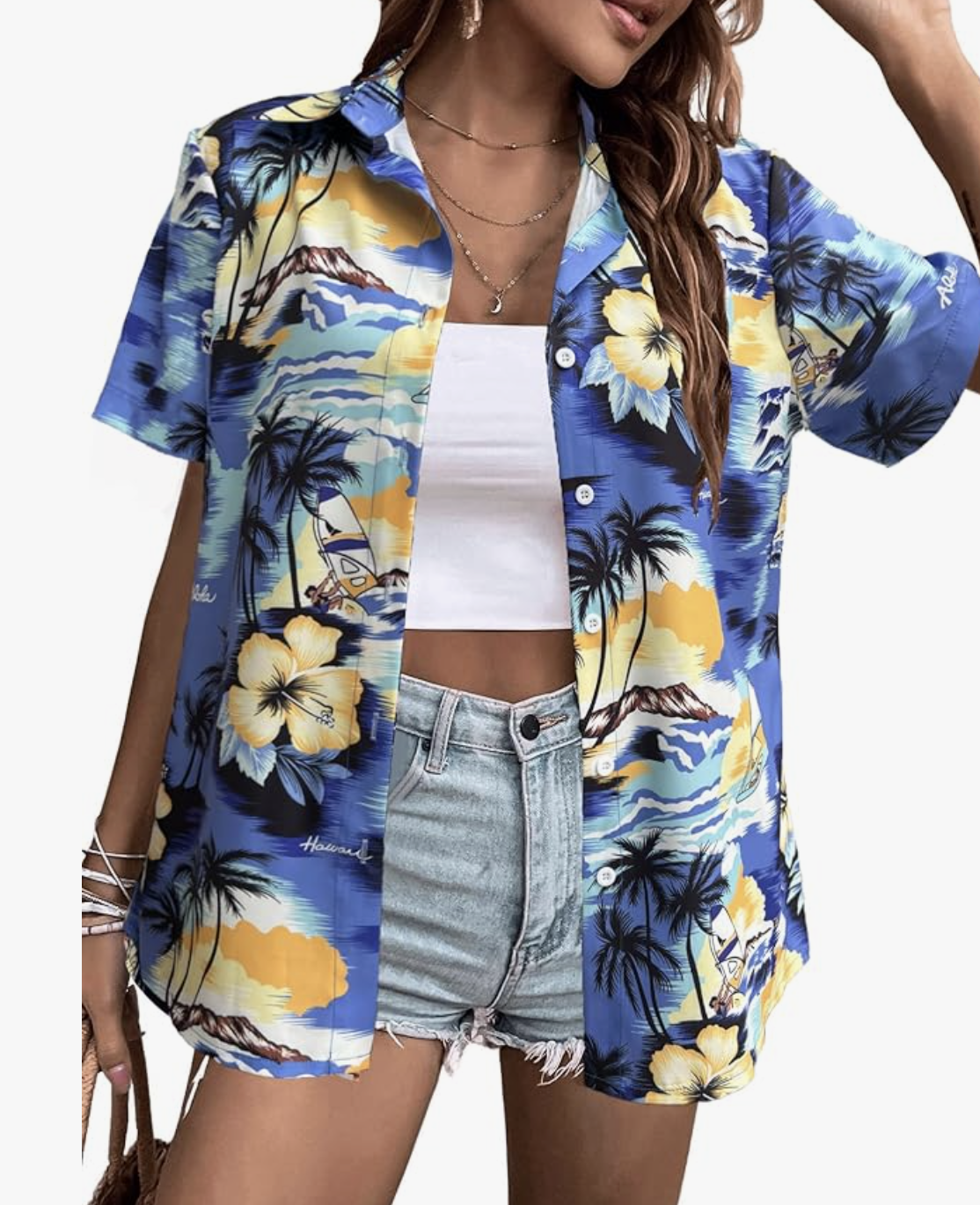 Women's Hawaiian T-shirt - Image 5